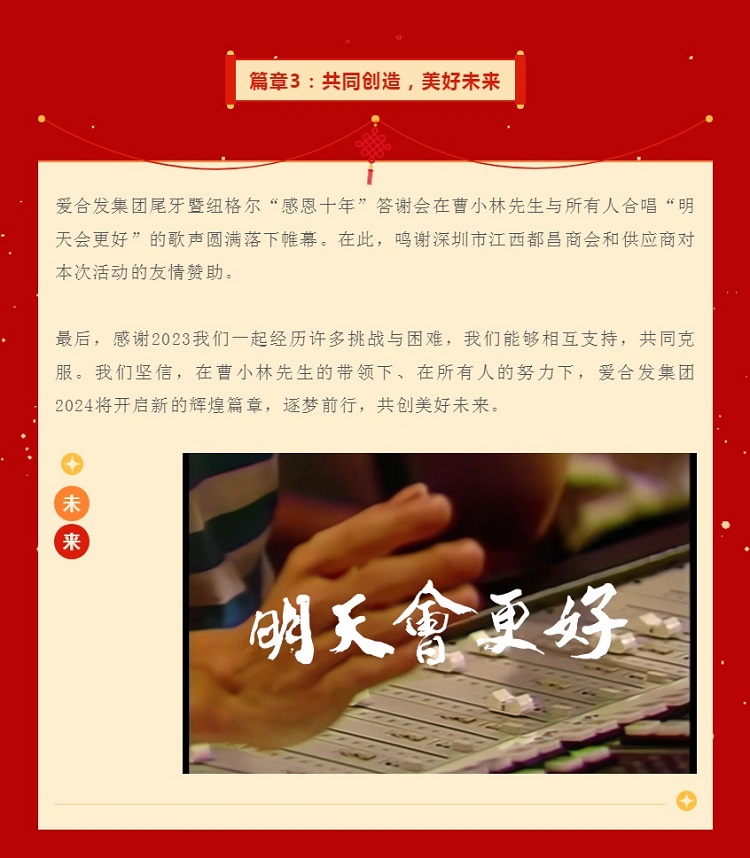 篇章3：共同創(chuàng)造，美好未來